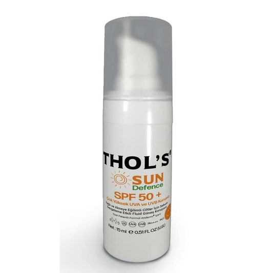 Fluide Solaire Sébo-régulateur SPF50 Thols Sun Defence 15 ml