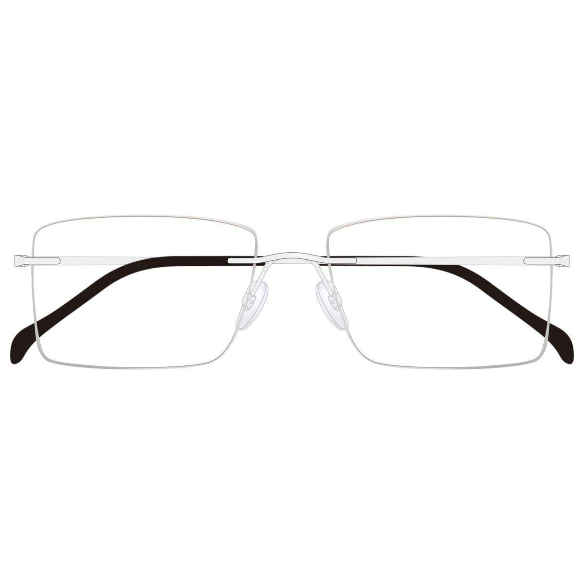 TiRak Rx Eyeglasses Pasteur Pharmacy Silver