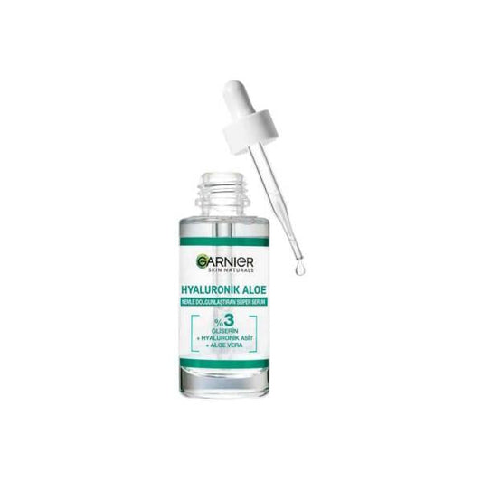 Garnier Skin Naturals Hyaluronic Aloe Super Serum 30ml - Sérum facial hidratante con ácido hialurónico y aloe vera