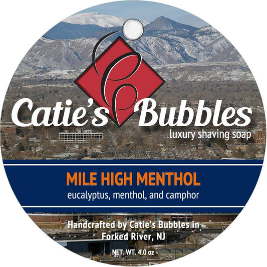 Catie's Bubbles Mile High Menthol Shaving Soap 4 Oz Shaving Soap Pasteur Pharmacy