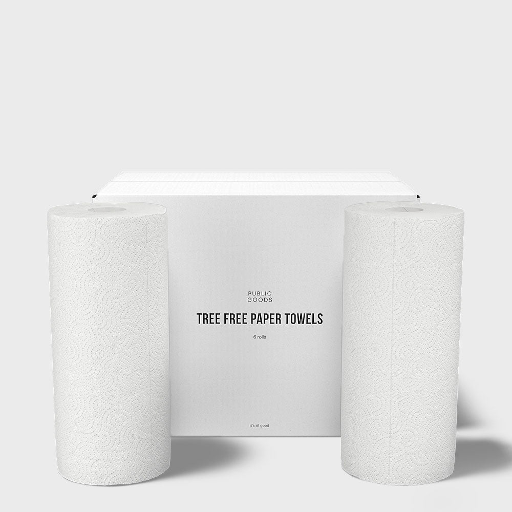 Tree Free Paper Towels (6 ct) Household Public Goods