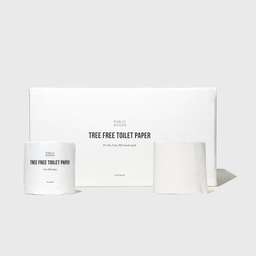 Tree Free Toilet Paper (24 ct) Household Public Goods