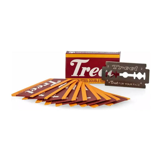Treet Carbon Steel Double Edge Razor Blades - 10 Pack Razor Blades Pasteur Pharmacy