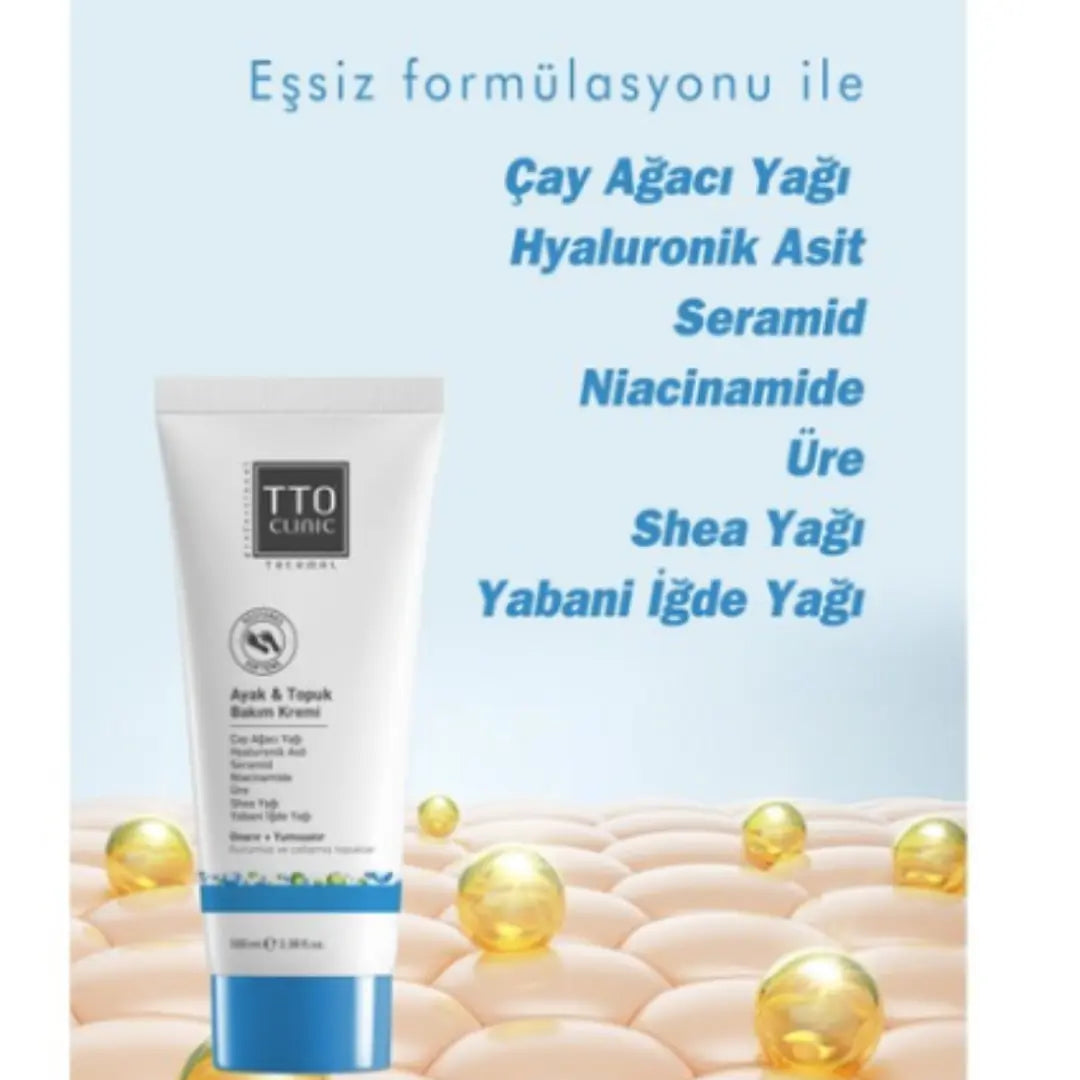 TTO Clinic Foot and Heel Care Cream for Dry Skin 100 ml