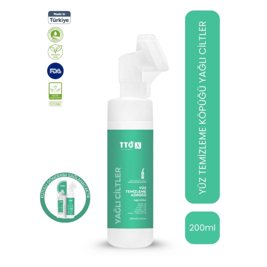 Tto Kozmetik TTO-X Face Cleansing Foam for Oily Skin 200 ml