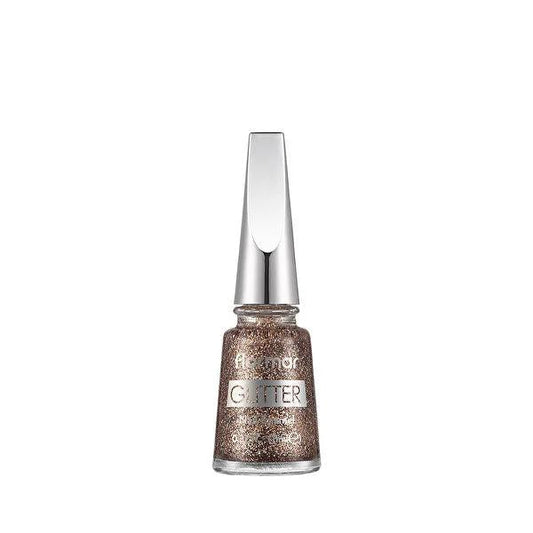 Esmalte de uñas con brillantina Flormar n.º 43 - Cosméticos decorativos brillantes para uñas