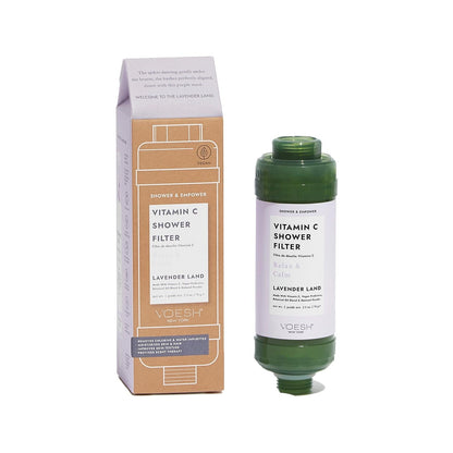 Filtro de ducha de vitamina C Voesh New York, lavanda, 160 g