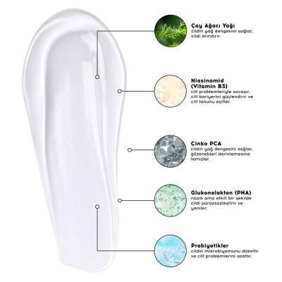Nettoyant gel équilibrant à l'arbre à thé Cream Co. - Soin visage végane doux pour une peau équilibrée
