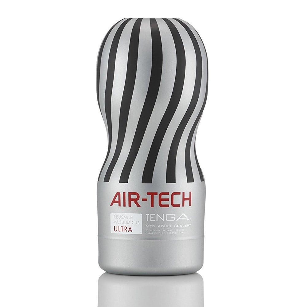 TENGA Air-Tech Cup Ultra Gray Adult Pleasure Product with Reusable Silicone & Vacuum Sensation