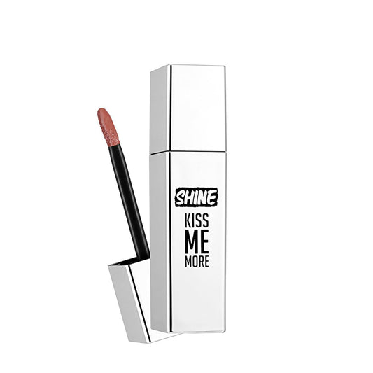Rouge à lèvres liquide Flormar Shine Kiss Me More - Couleur à lèvres hydratante longue tenue au fini brillant