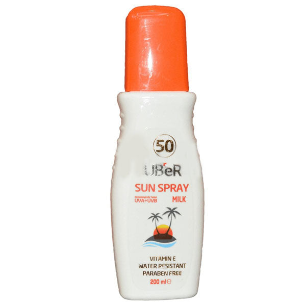 Spray Solaire Uber SPF 50 Haute Protection 200 ml