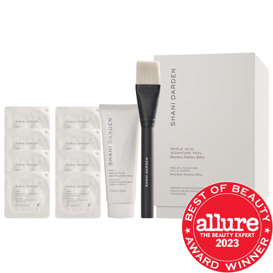 Peeling Signature Triple Acide par Shani Darden - Exfoliant chimique pour une peau plus éclatante, végane et non testé sur les animaux
