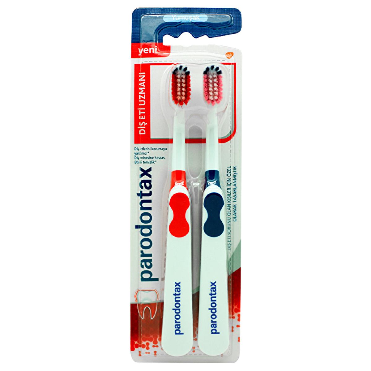 Cepillo de dientes Parodontax Gum Expert - Cerdas suaves para encías saludables | Paquete de 2