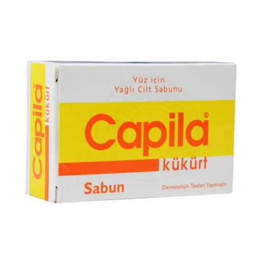 Savon au soufre Capila - Traitement naturel contre l'acné | 90 g