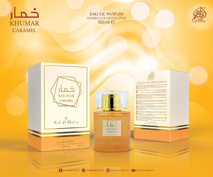 Wadi Al Khaleej Khumar Caramel Eau De Parfum Unisex Perfume Spary, 100 ml