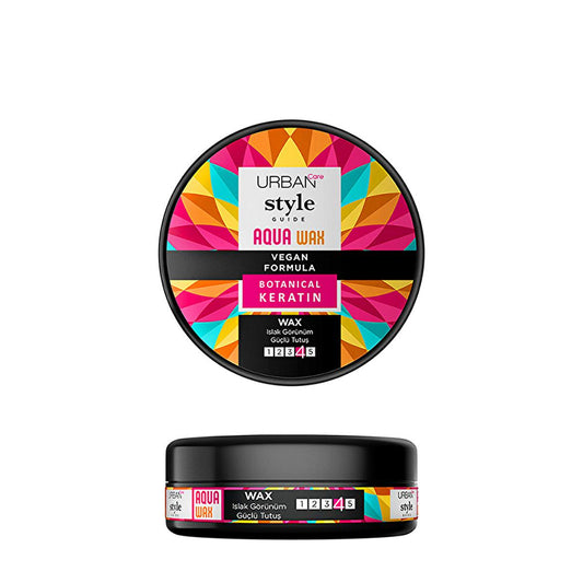 Cire capillaire Urban Care résistante à l'humidité pour une coiffure longue durée - 100 ml, sans parabène et ingrédients naturels