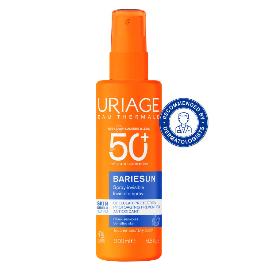 Uriage Bariesun Invisible Spray SPF50+ High Protection Sunscreen 200 ml