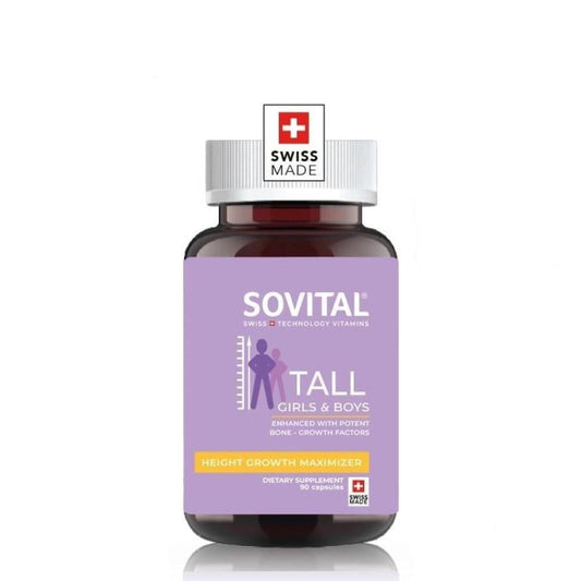 Sovital Tall Girls & Boys - Growth Support Supplement | 90 Capsules