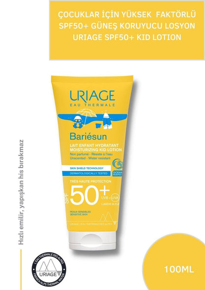 Loción solar infantil Uriage - FPS 50+ | 100ml