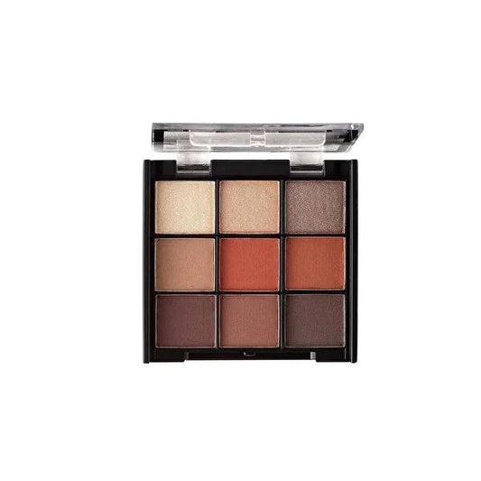 Paleta de sombras de ojos Note Flawless 01 Sunset Shine: altamente pigmentada, compacta y práctica para viajar