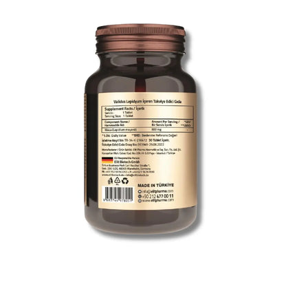 Suplemento dietético Validus Maca 800 mg 30 tabletas