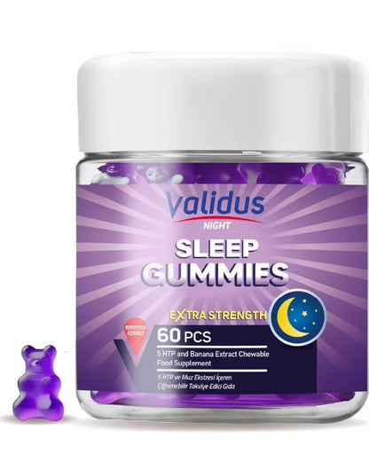 Gomitas para dormir Validus con jazmín y lavanda, 60 unidades