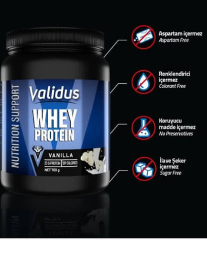 Batido de Proteína de Suero Complex Validus Vainilla 700 g