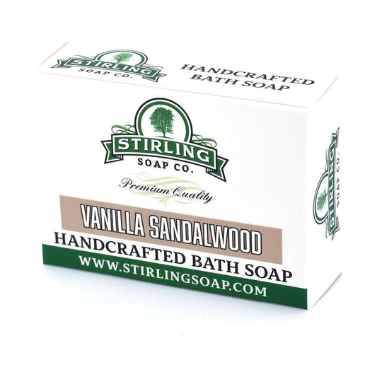 Stirling Soap Co. Vanilla Sandalwood Bath Soap 5.5 Oz Bath Soap Pasteur Pharmacy