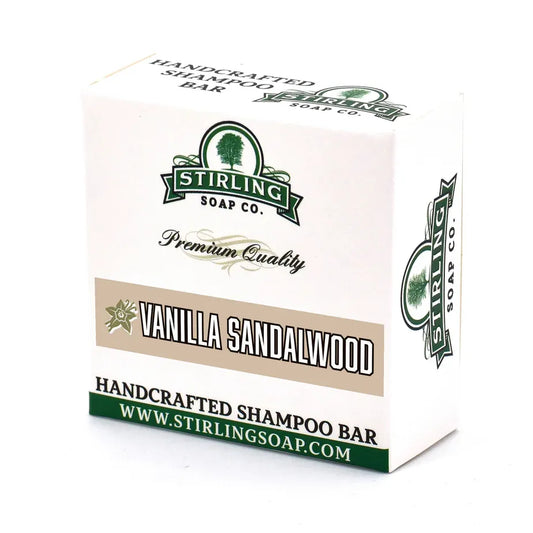 Stirling Soap Co. Vanilla Sandalwood Shampoo Bar 3.8 Oz Shampoo Bar Pasteur Pharmacy