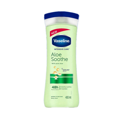 Loción corporal Vaseline Aloe Soothe para una piel hidratada 400 ml