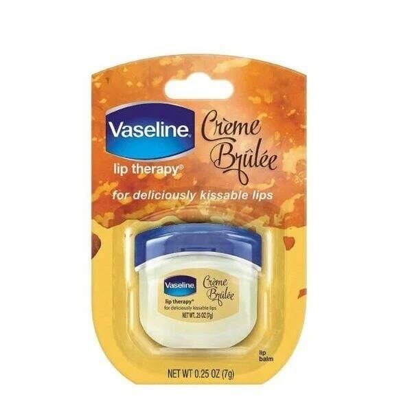 Vaseline Lip Therapy Creme Brulee Lip Balm for Soft Lips 7g