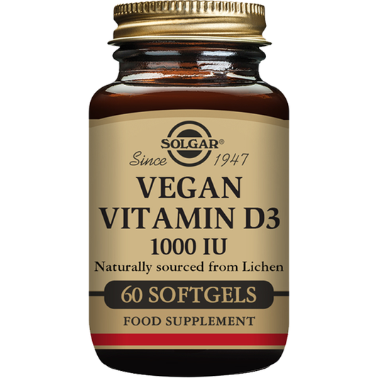 Solgar Vegan Vitamin D3 60 softgels - 5 Oz Vitamins & Supplements Pasteur Pharmacy