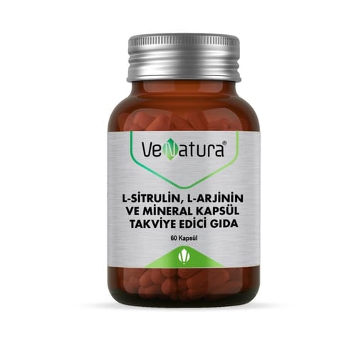 VeNatura L-Citrulline, L-Arginine and Mineral 60 Capsules