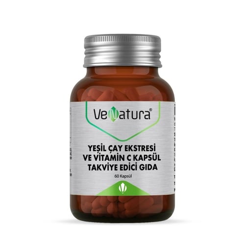 VeNatura Green Tea Extract and Vitamin C 60 Capsules