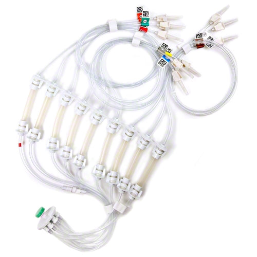 PINNACLE 9-Lead Vented Transfer Set (Case of 10) Medical Supplies Pasteur Pharmacy