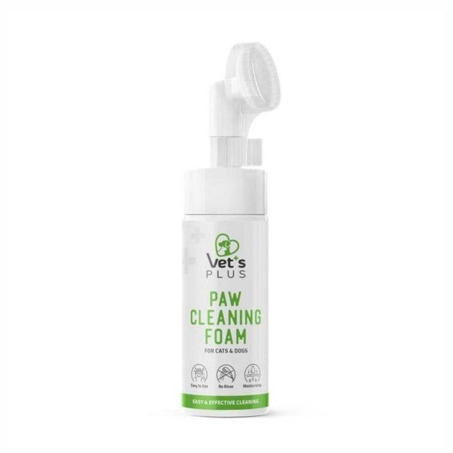 Vet'S Plus Aloe Vera Paw Cleaning Foam for Cats & Dogs 150 ml
