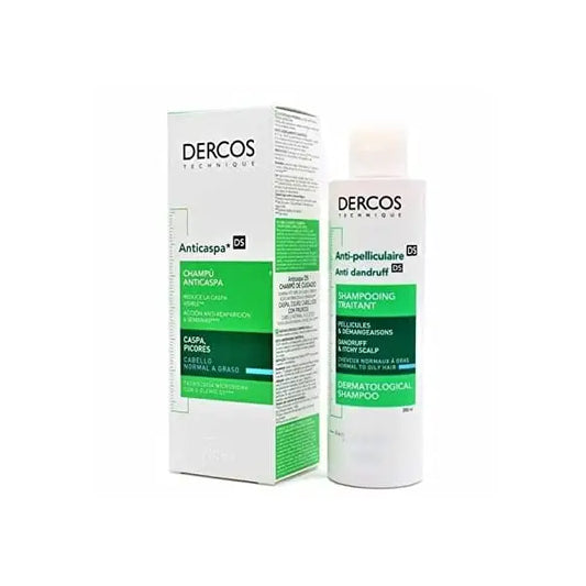 Shampooing antipelliculaire Vichy DERCOS DS pour cheveux normaux à gras 200 ml
