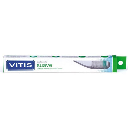 Brosse à dents souple Vitis pour une élimination efficace de la plaque dentaire, 1 unité