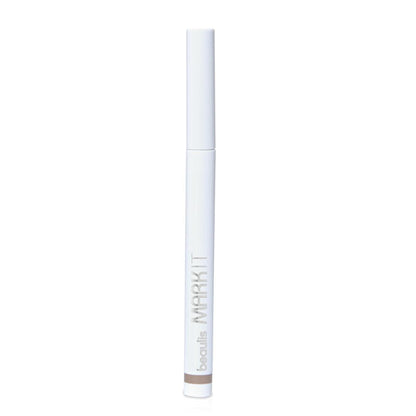 Beaulis Mark It: Lápiz de cejas en tono Natural Light Brown - A prueba de manchas, resistente al agua, definición de larga duración