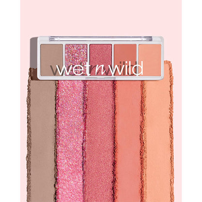Palette de 5 ombres à paupières Color Icon de Wet n Wild - Végétalienne, teintes aux finis variés pour un maquillage des yeux polyvalent