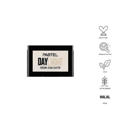 Iluminador en crema Pastel Daylight 14 MilkyWay: maquillaje vegano y libre de crueldad animal para un brillo natural