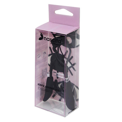 Rizador de pestañas Nascita Black Pro - Herramienta de maquillaje manual para pestañas realzadas