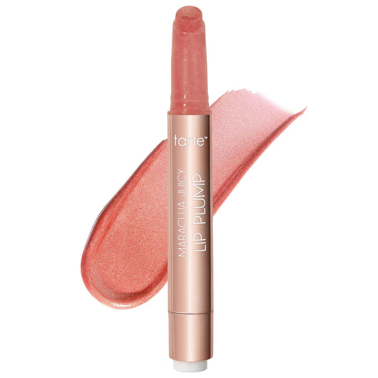 Brillant à lèvres repulpant Tarte Maracuja Juicy Lip Plump : soin repulpant vegan et hydratant pour des lèvres plus lisses et volumineuses