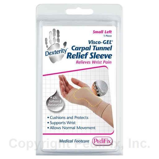 Pedifix Visco-Gel Carpal Tunnel Relief Sleeve, Small Right, 1 ea - 2 Oz Carpal Tunnel Relief Sleeve Pasteur Pharmacy