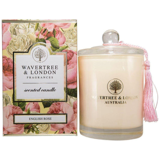 Wavertree & London English Rose Candle, 38 oz Candle Pasteur Pharmacy