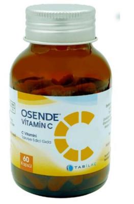 Osende Vitamina C Ester-C: Apoyo a la salud inmunológica y protección antioxidante - 60 cápsulas