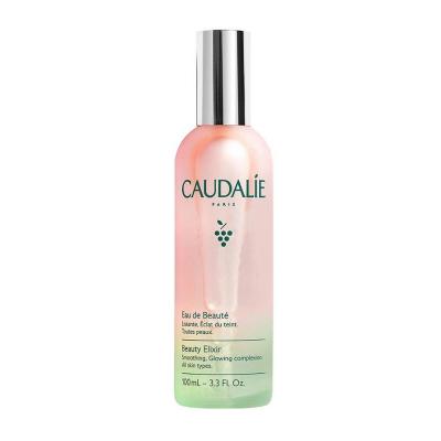 Elixir de belleza de Caudalie: bruma facial refrescante y tónico facial minimizador de poros con agua de uva, manzanilla y menta para una piel radiante
