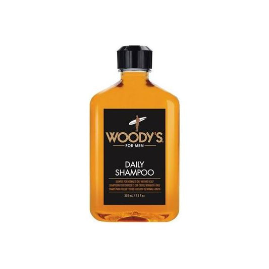 Woody's For Men Daily Shampoo Normal to Oily Hair 12 fl Oz Shampoo Pasteur Pharmacy