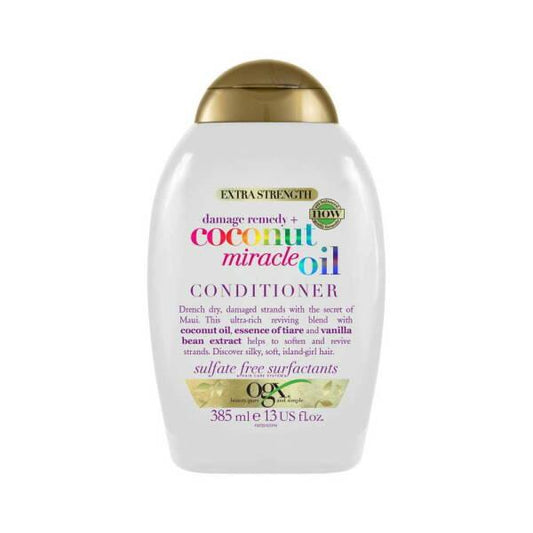 OGX Coconut Miracle Oil Conditioner - Sulfate-Free Hair Repair & Nourishment 13.01 fl oz