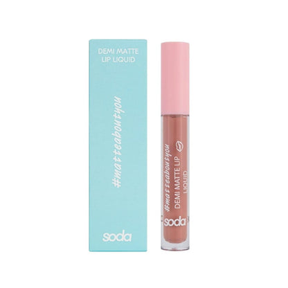 Soda - Rouge à lèvres liquide fini demi-mat, longue tenue et hautement pigmenté - 014 Boy with Luv